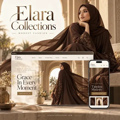 Elara Collections — imagery from the client website