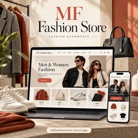 MF Fashion Store — imagery from the client website