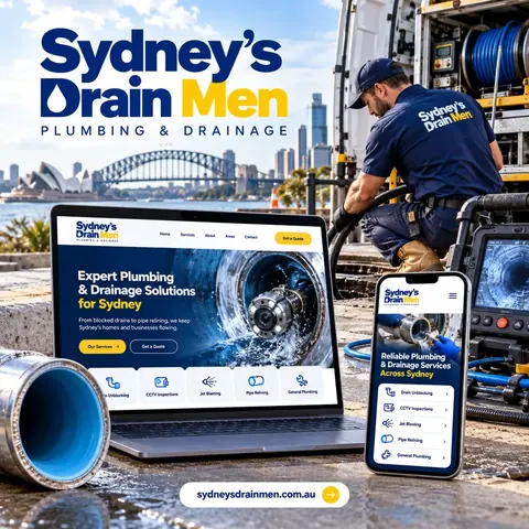 Sydney’s Drain Men — imagery from the client website