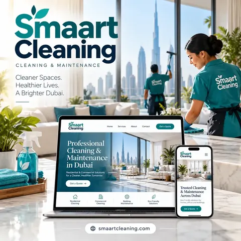 Smaart Cleaning — imagery from the client website